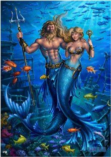 Бог морей и океанов царь Нептун